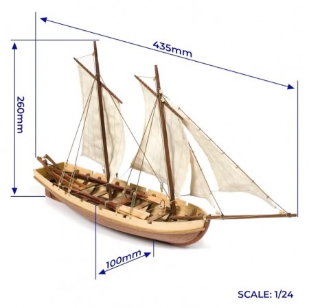 52003 - Bounty boat 1:24